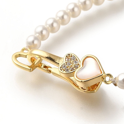 Brass Fold Over Clasps KK-H480-15G-1