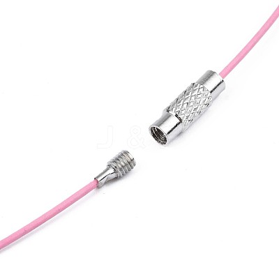 Stainless Steel Wire Necklace Cord DIY Jewelry Making TWIR-R003-03-1