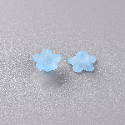 Transparent Acrylic Beads X-PL554-12-1