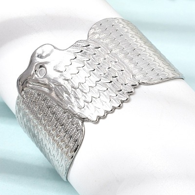 Summer 304 Stainless Steel Wide Cuff Bangles for Women Men BJEW-F511-01P-1
