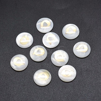 Shell Cabochons SSHEL-E568-B07-1
