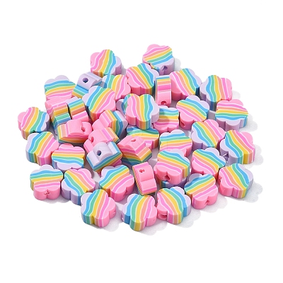 Handmade Polymer Clay Beads CLAY-CJC0013-02-1