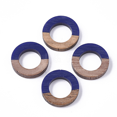 Resin & Walnut Wood Linking Rings RESI-S358-21-1