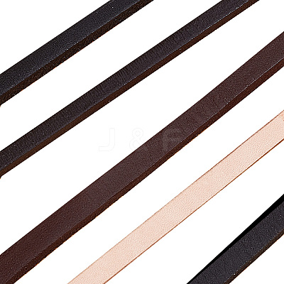 Flat Cowhide Leather Cord WL-GF0001-10A-01-1