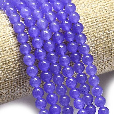Natural Malaysia Jade Beads Strands G-L645-C01-4mm-06-1