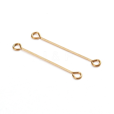Ion Plating(IP) 304 Stainless Steel Eye Pins STAS-I141-01C-G-1