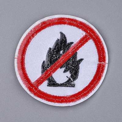 Computerized Embroidery Cloth Iron on/Sew on Patches DIY-I033-21E-1
