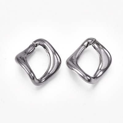 UV Plating ABS Plastic Linking Rings CCB-S162-01B-01-1