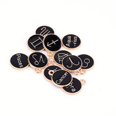 Alloy Enamel Pendants ENAM-WH0047-50G-B-1