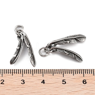 316 Surgical Stainless Steel Pendants STAS-K276-19AS-1