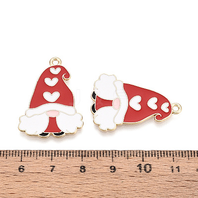 Alloy and Enamel Pendants X-ENAM-T021-20A-1