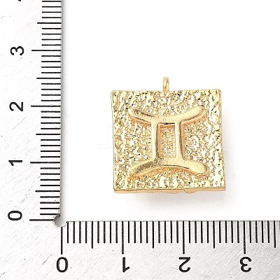 Brass Micro Pave Cubic Zirconia Enamel Pendants KK-L250-08G-04-1