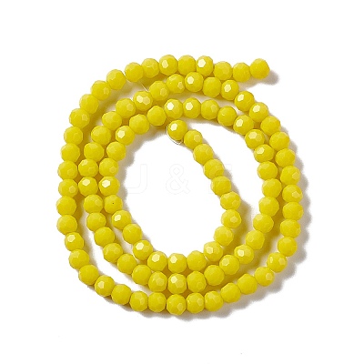 Faceted(32 Facets) Glass Beads Strands EGLA-J042-35A-M-1