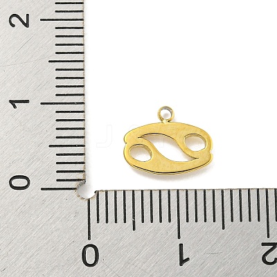 Real 18K Gold Plated PVD Vacuum Plating 304 Stainless Steel Pendants STAS-L278-002G-04-1