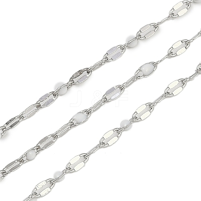 Brass Dapped Chains AJEW-Q153-02P-17-1