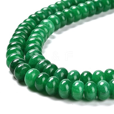 Dyed Natural White Jade Beads Strands G-G107-A05-01-1