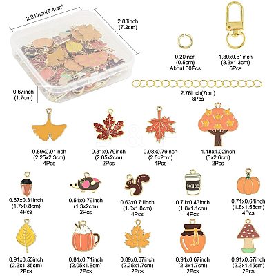 DIY Autumn Pendant Decorations Making Kit DIY-FS0010-33-1