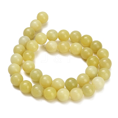 Natural Lemon Jade Beads Strands GG-CBA6382-A01-10mm-1