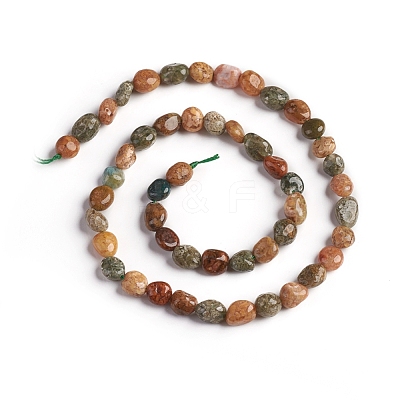 Natural Ocean Agate/Ocean Jasper Beads Strands G-D0002-B28-1