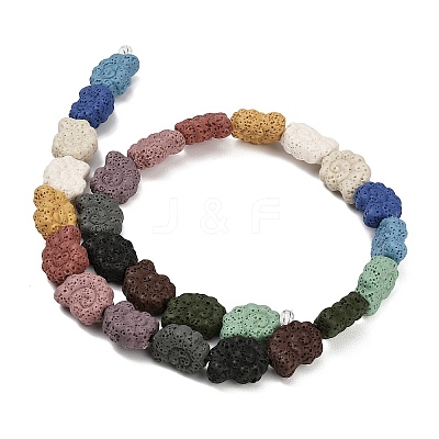 Natural Lava Rock Beads Strands G-G347-01A-1