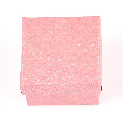 Square Cardboard Ring Boxes LS-CBOX-S020-02-1