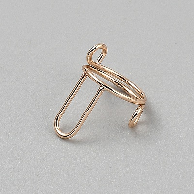 10Pcs Brass False Nail Rings RJEW-WH0014-32A-1