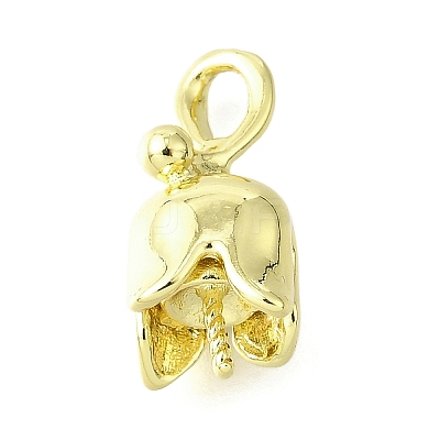 DIY Brass Peg Bails Pendants KK-V007-33G-1