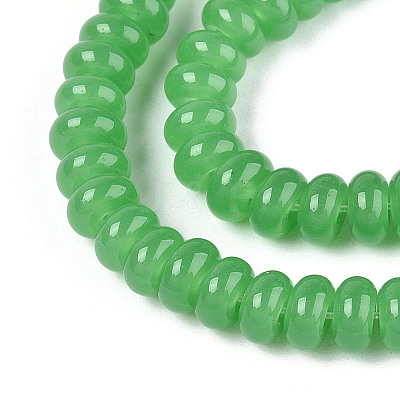 Imitation Jade Glass Beads Strands GLAA-T025-6mm-06A-1