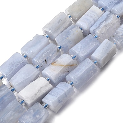 Natural Blue Lace Agate Beads Strands GG-CBA8682-A03-1