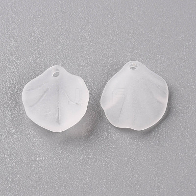 Transparent Frosted Acrylic Pendants MACR-S371-02A-701-1