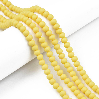 Handmade Polymer Clay Beads Strands CLAY-N008-053-01-1