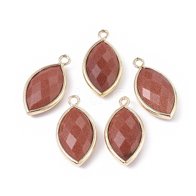 Synthetic Goldstone Pendants G-L514-023B-1