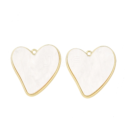 Valentine's Day Alloy with Acrylic Pendants AC-E003-11B-G01-1