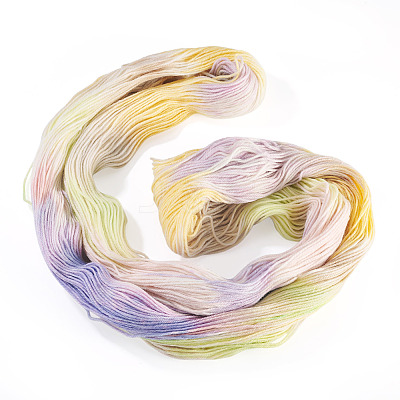 1 Skein Gradient Segment Dyed 80% Wool 20% Acrylic Blended Yarn OCOR-TA0003-02E-1