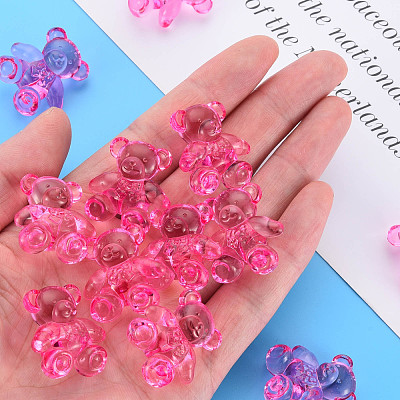 Transparent Acrylic Beads MACR-S373-71-B04-1