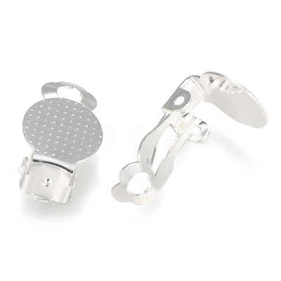 304 Stainless Steel Clip-on Earring Findings STAS-E482-16S-1