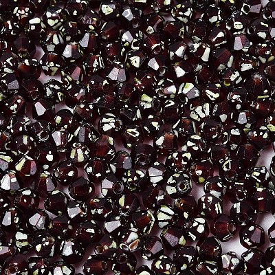 Picasso Baking Paint Glass Seed Beads SEED-N007-37B-1
