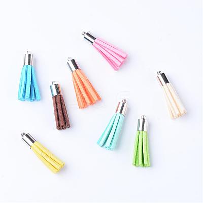 Faux Suede Tassel Pendant Decorations FIND-T004-A-1