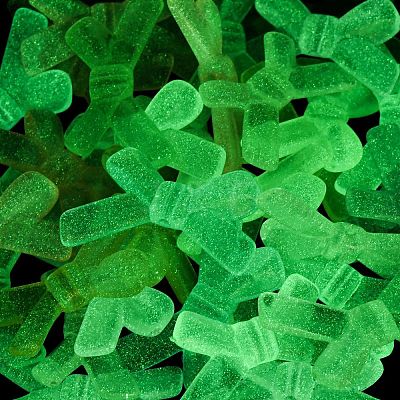 Luminous Opaque Acrylic Beads OACR-G052-11D-1