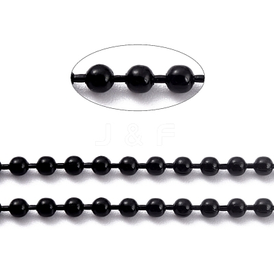 Handmade Brass Ball Chains KK-J276-16B-P01-1