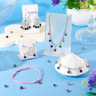 10Pcs Glass Rhinestone Charms STAS-TA0003-26A-1
