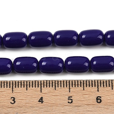 Opaque Glass Beads Strands X-GLAA-Z015-02D-1