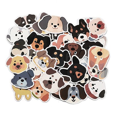 55Pcs Paper Stickers DIY-M055-14-1