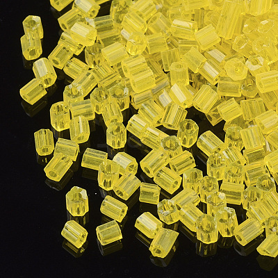 8/0 Two Cut Glass Seed Beads SEED-S033-11A-02-1