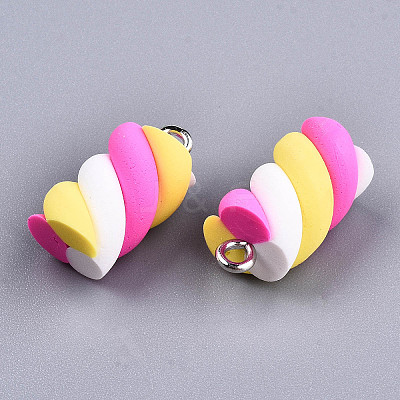 Handmade Polymer Clay Charms LS-X-CLAY-T016-83E-1