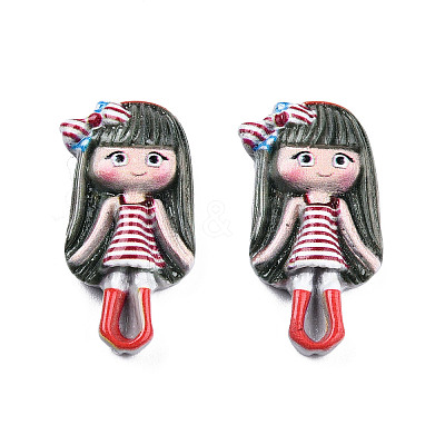 Opaque Resin Cabochons LS-CRES-N018-047-1