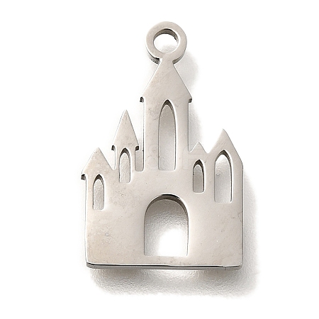 201 Stainless Steel Pendants STAS-R136-11P-1