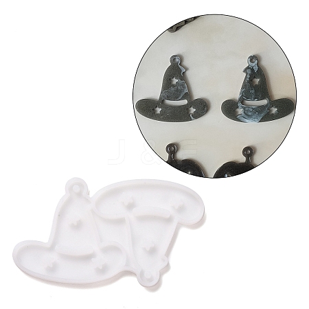 DIY Witch's Hat Pendants Silicone Molds DIY-D060-17-1