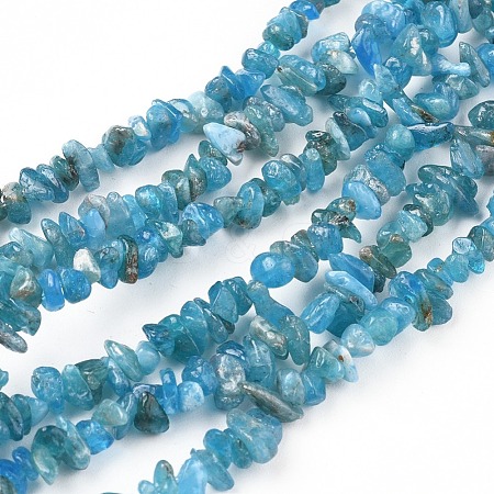 Natural Apatite Beads Strands X-G-F666-01A-02-1