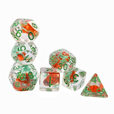 Resin Polyhedral Dice PW-WGD66A3-03-1